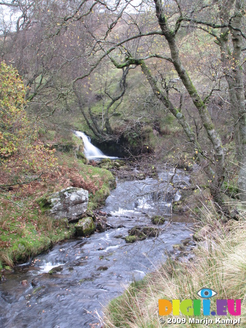 SX10727 Waterfall in Caerfanell river, Brecon Beacons National Park